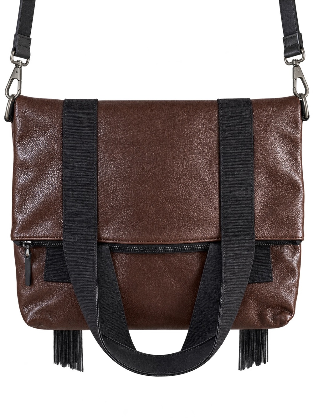 Authentic Brunello Cucinelli messenger crossbody with Monili